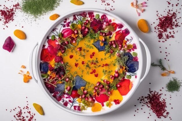 Kreatywne danie w misce